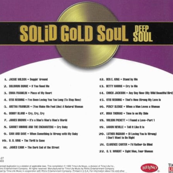 Solid Gold Soul Deep Soul CD - Picture 2 of 2